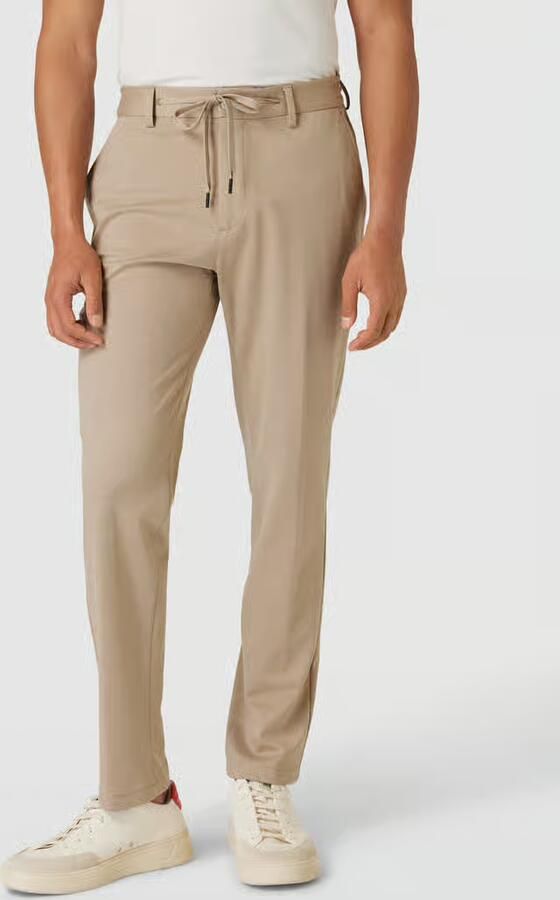 S.Oliver BLACK LABEL Slim fit joggingbroek van elastische jersey model 'S.O JOGG' - Foto 2