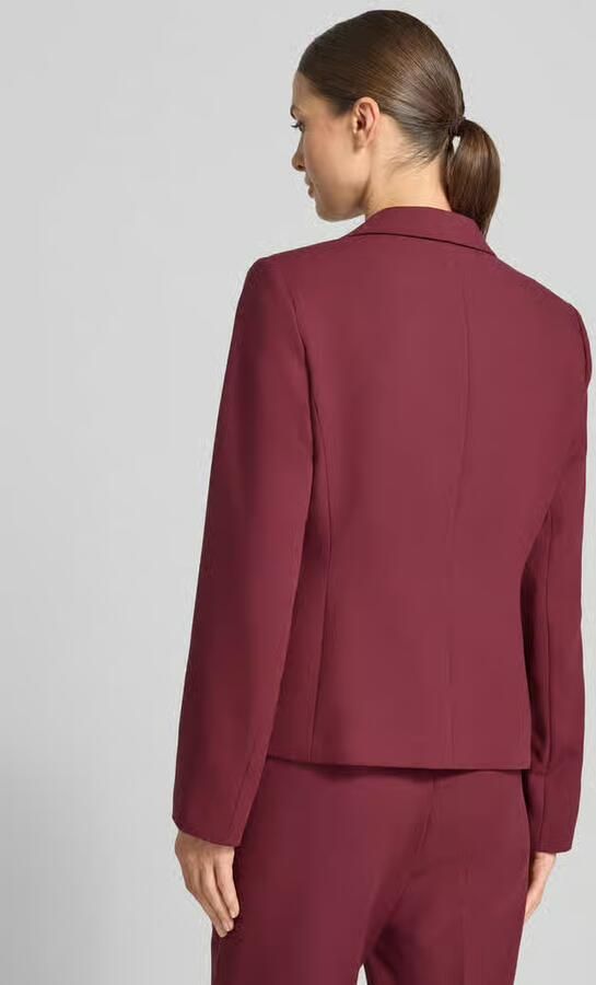 S.Oliver BLACK LABEL Slim fit korte blazer van viscosemix - Foto 2