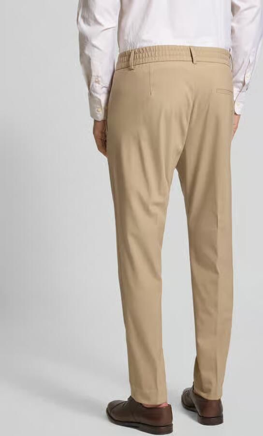 S.Oliver BLACK LABEL Slim fit pantalon met elastische band