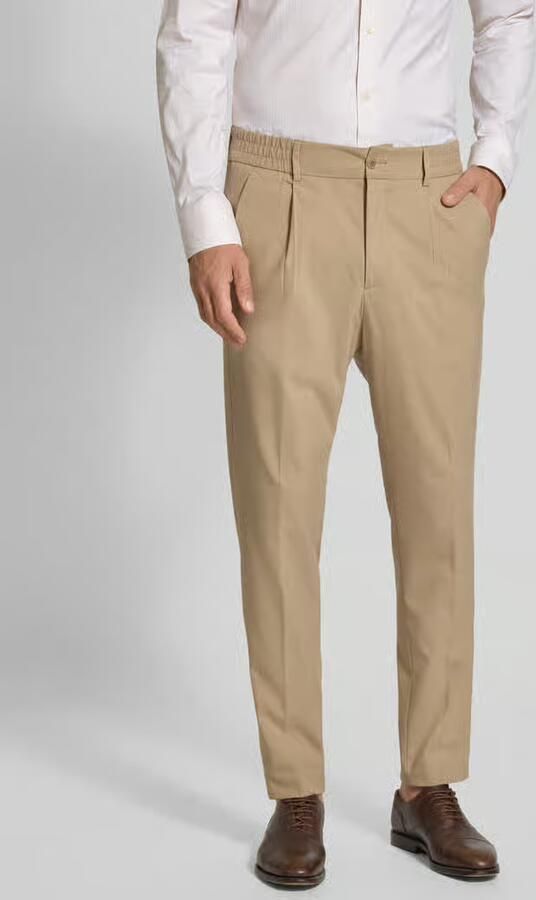 S.Oliver BLACK LABEL Slim fit pantalon met elastische band - Foto 2
