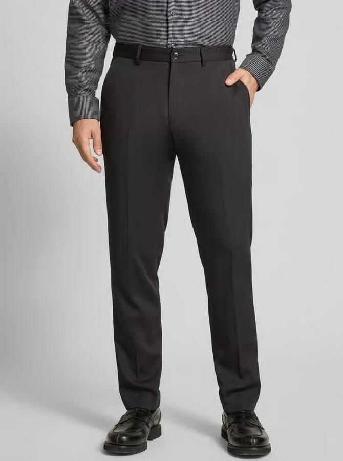 S.Oliver BLACK LABEL Slim fit pantalon met persplooien - Foto 2