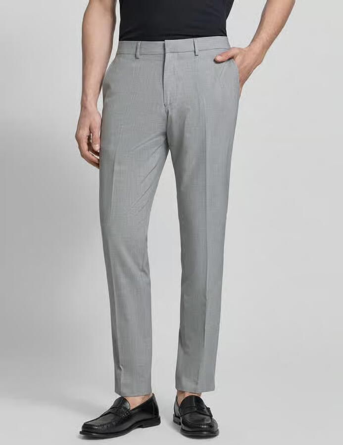 S.Oliver BLACK LABEL Slim fit pantalon met pied-de-poule-motief model 's.O ULTIMATE' - Foto 3