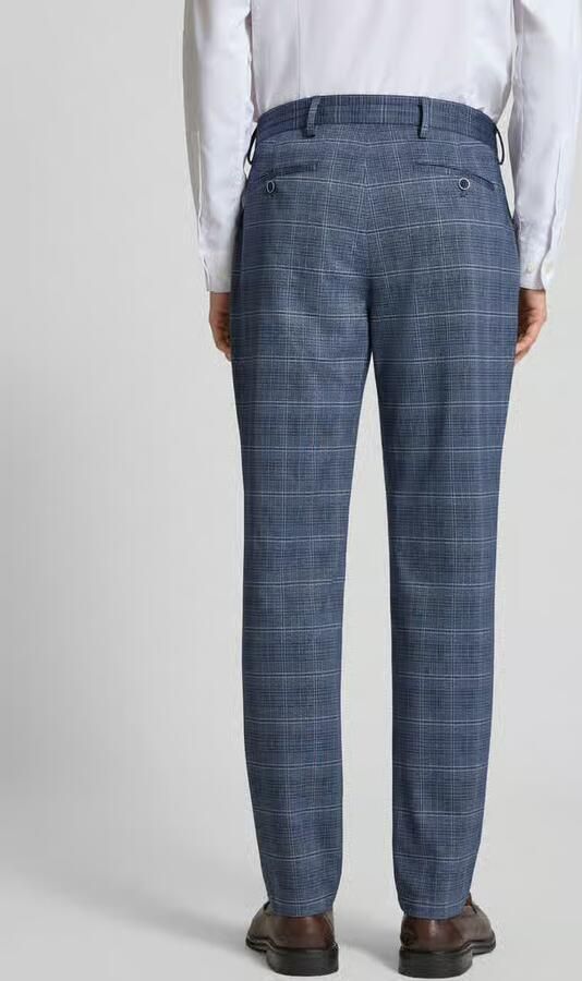S.Oliver BLACK LABEL Slim fit pantalon met riemlussen