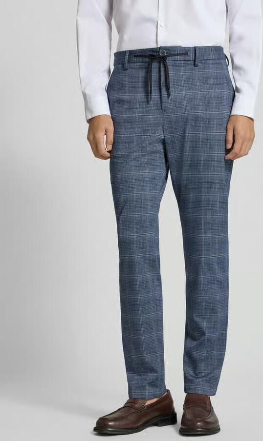 S.Oliver BLACK LABEL Slim fit pantalon met riemlussen - Foto 2