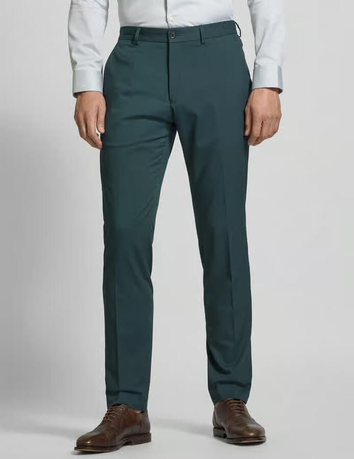 S.Oliver BLACK LABEL Regular fit pantalon met riemlussen - Foto 2