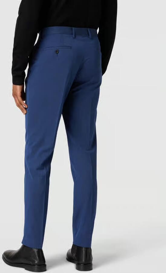 S.Oliver BLACK LABEL Slim fit pantalon met viscose