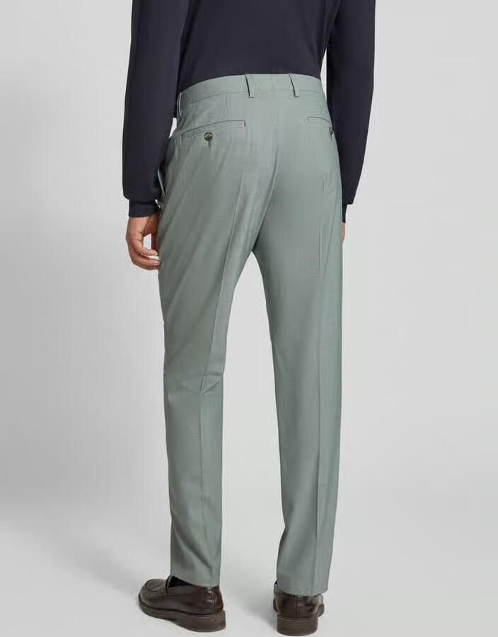 S.Oliver BLACK LABEL Pantalon in koningsblauw met persplooien model 'Opure' - Foto 2