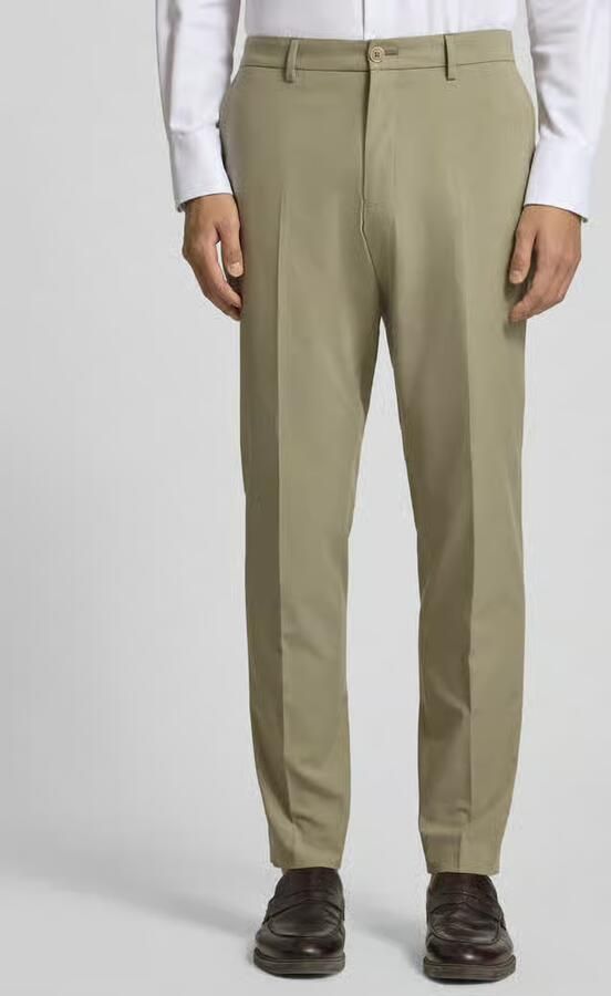 S.Oliver BLACK LABEL Regular fit pantalon met fijne geweven structuur - Foto 4