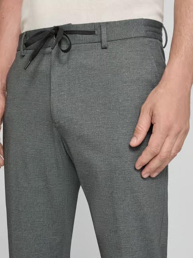S.Oliver BLACK LABEL Slim fit pantalon van jersey - Foto 2