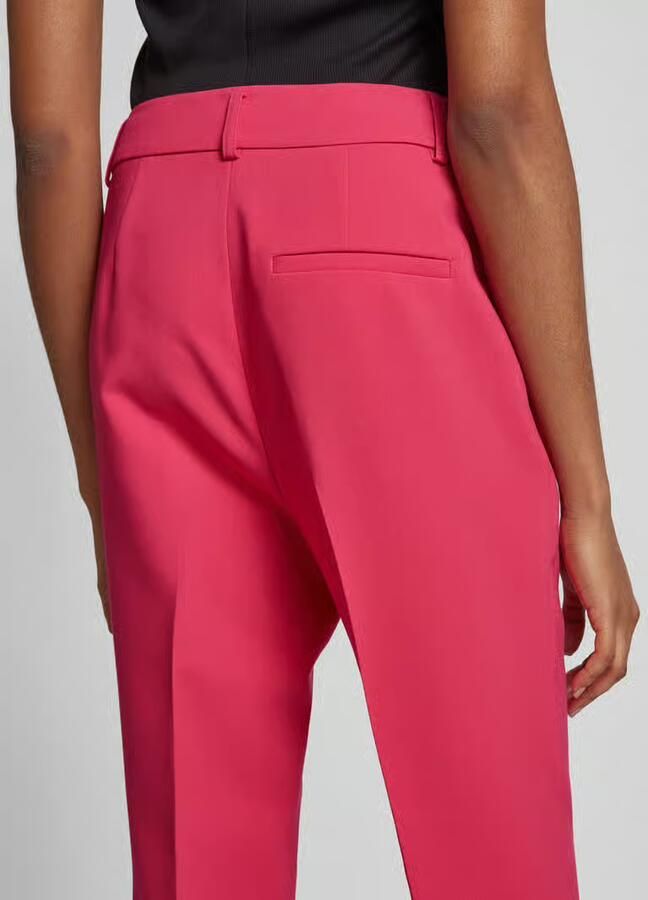 S.Oliver BLACK LABEL Slim fit stoffen broek met persplooien
