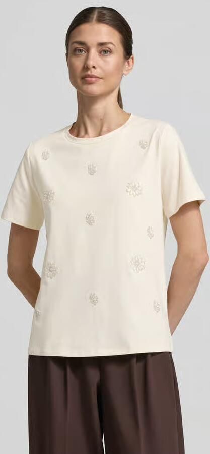 S.Oliver BLACK LABEL slim fit T-shirt van katoenmix - Foto 4