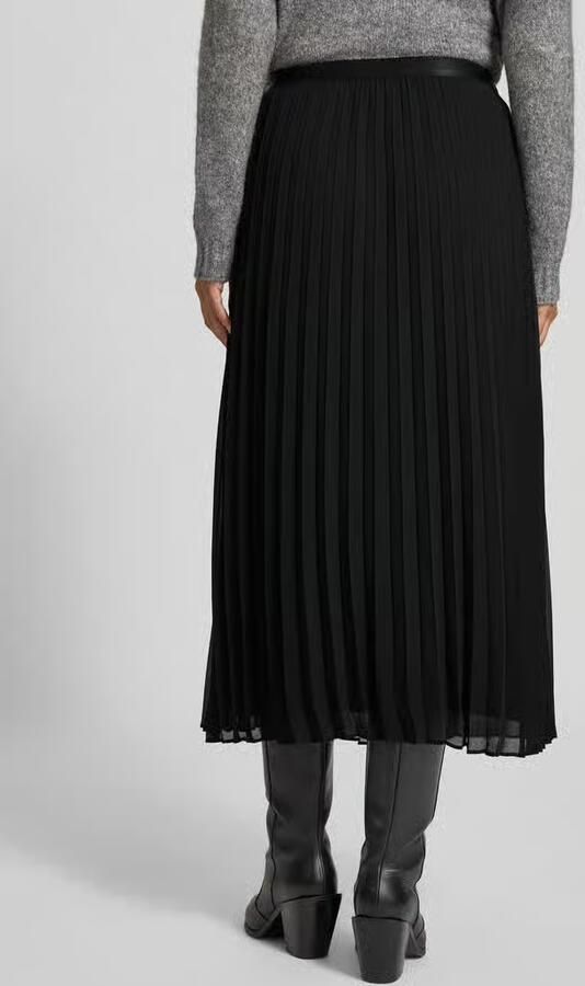 S.Oliver BLACK LABEL Soepele plissérok met viscose voering - Foto 4