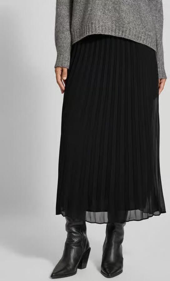 S.Oliver BLACK LABEL Soepele plissérok met viscose voering - Foto 5
