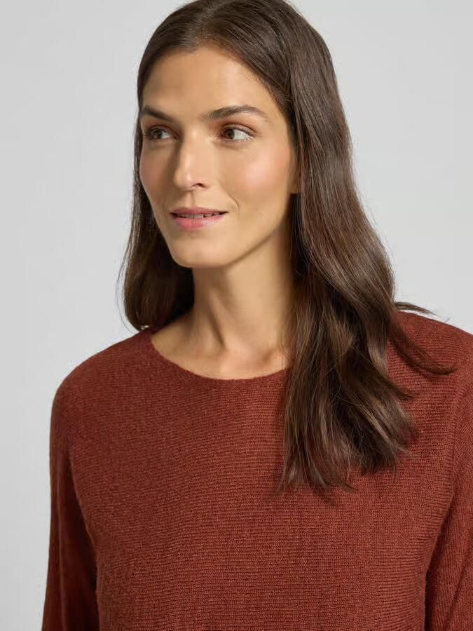 S.Oliver BLACK LABEL Soepele vrijetijdsjurk met een korte pullover met wol - Foto 2