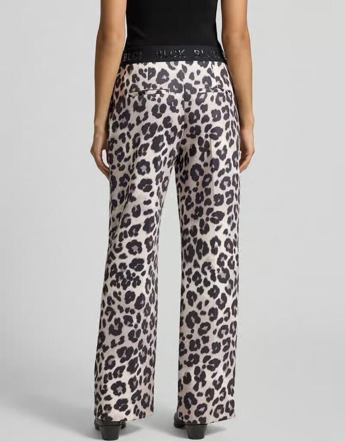 S.Oliver BLACK LABEL Straight leg broek met elastische band