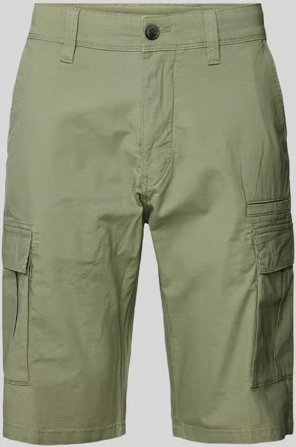 S.Oliver BLACK LABEL Straight leg cargobroek met cargozakken