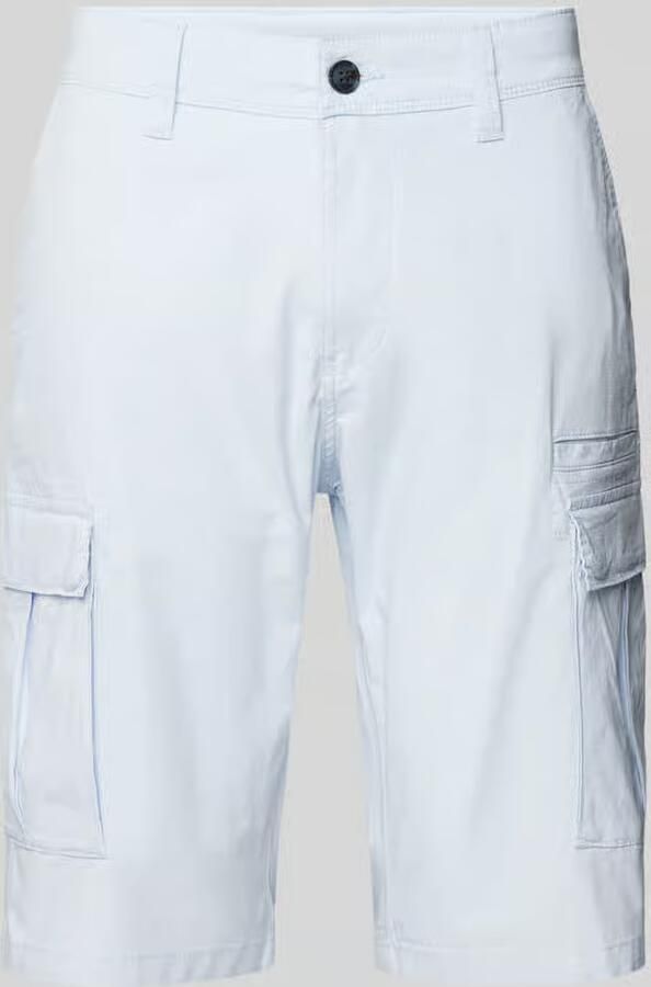 S.Oliver BLACK LABEL Straight leg cargobroek met cargozakken