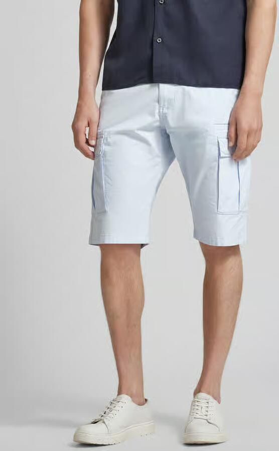 S.Oliver BLACK LABEL Straight leg cargobroek met cargozakken - Foto 4