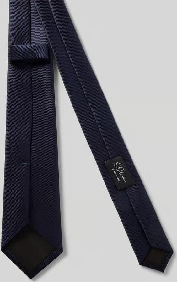 S.Oliver BLACK LABEL Stropdas met zijde-aandeel