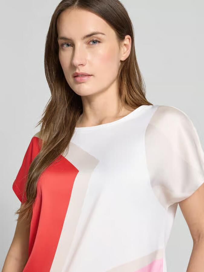 S.Oliver BLACK LABEL T-shirt met all-over motief regular fit - Foto 2
