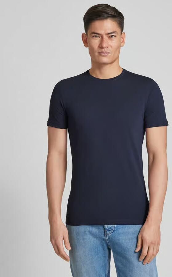 S.Oliver BLACK LABEL slim fit T-shirt marine - Foto 5