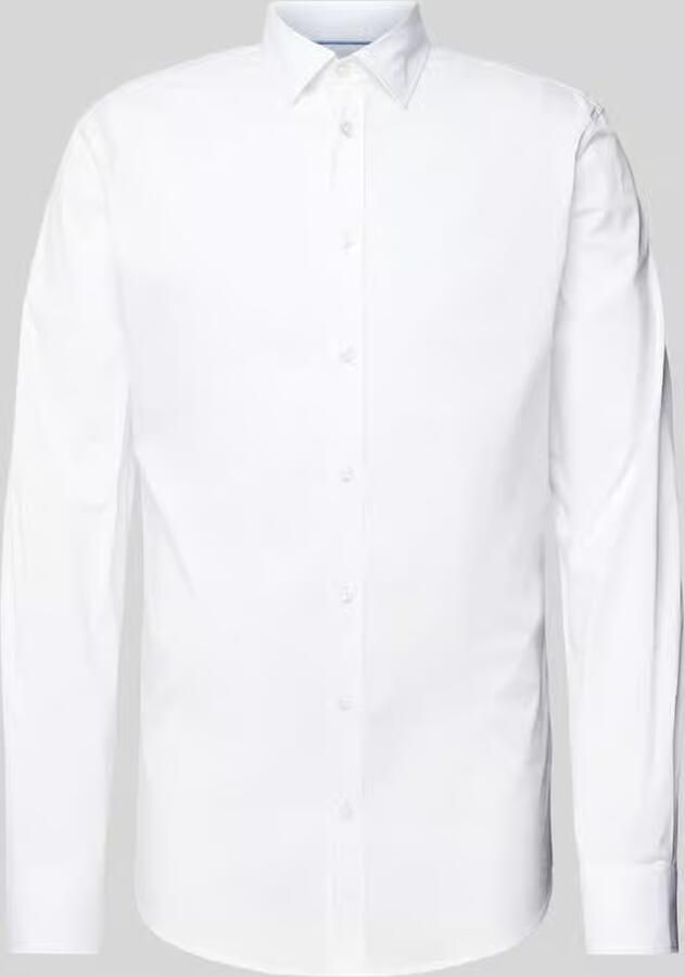 S.Oliver BLACK LABEL Tailored fit zakelijk overhemd met kentkraag