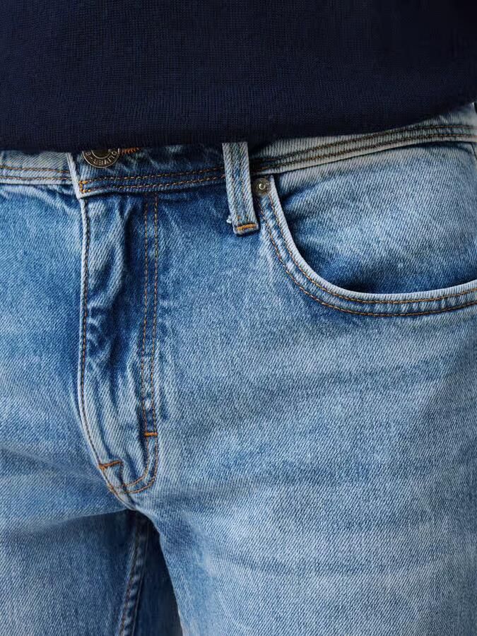 S.Oliver BLACK LABEL Tapered fit jeans met stretchgehalte
