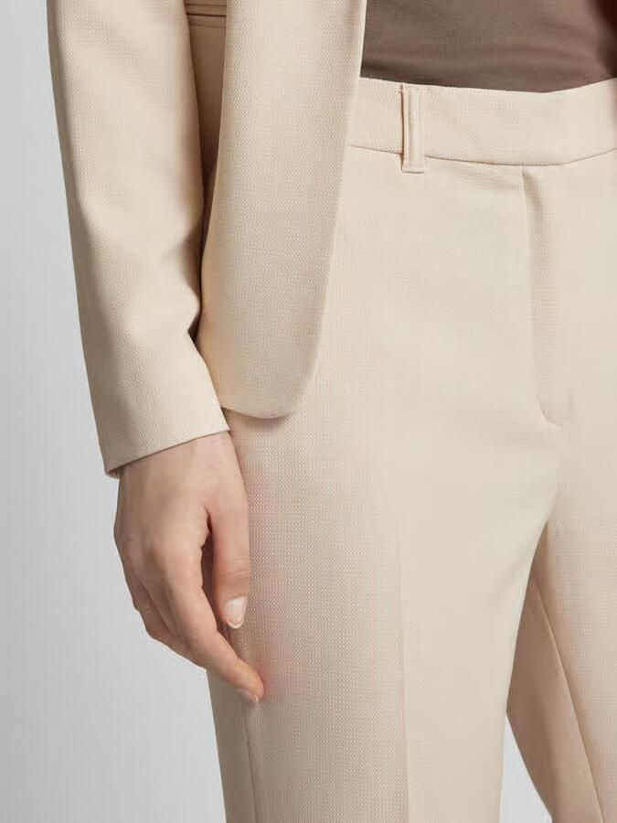 S.Oliver BLACK LABEL Tapered fit stoffen broek met structuurmotief