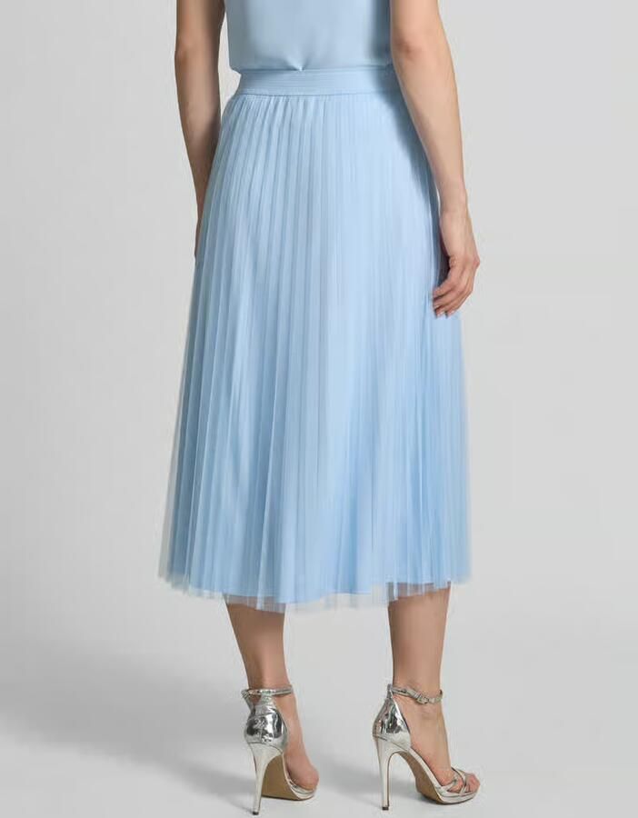 S.Oliver BLACK LABEL Uitlopende midi-rok met plooien