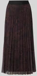 S.Oliver BLACK LABEL Vloeiende midi-rok met luipaardprint