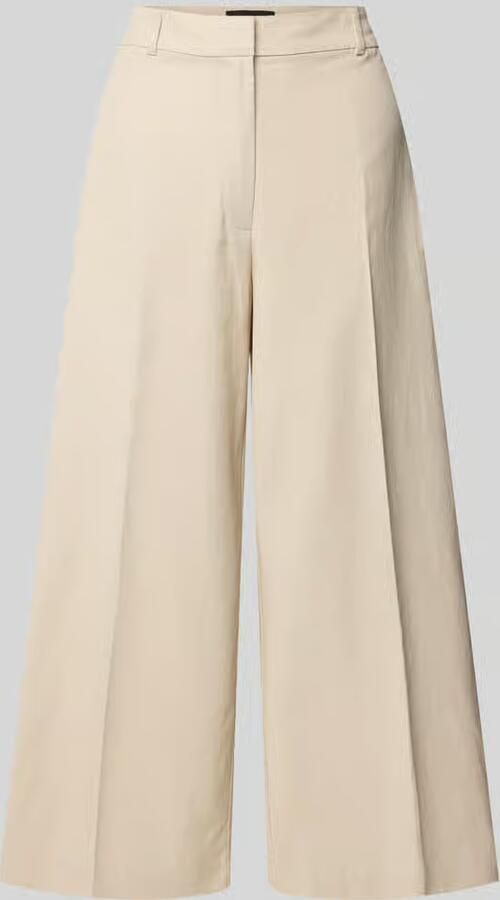 S.Oliver BLACK LABEL Wide leg culotte van een mix van lyocell en katoen