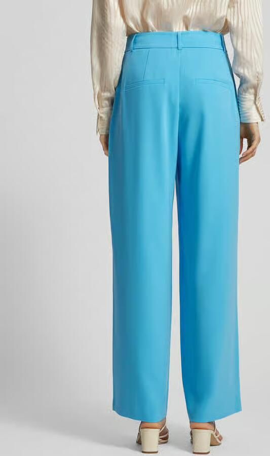 S.Oliver BLACK LABEL Wide leg stoffen broek met bandplooien - Foto 2