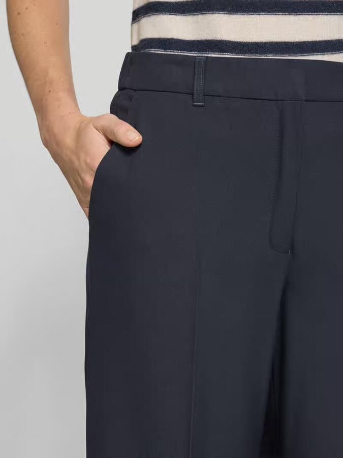 S.Oliver BLACK LABEL Wide leg stoffen broek met persplooien - Foto 2