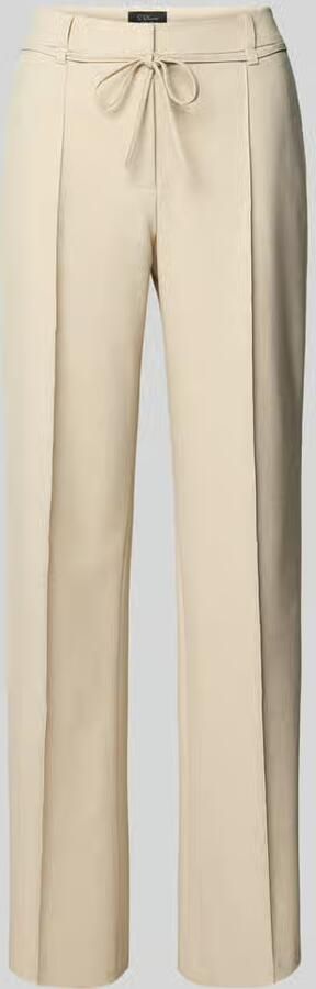 S.Oliver BLACK LABEL Wide leg stoffen broek met viscose