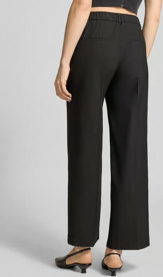 S.Oliver BLACK LABEL straight regular waist pantalon zwart - Foto 5