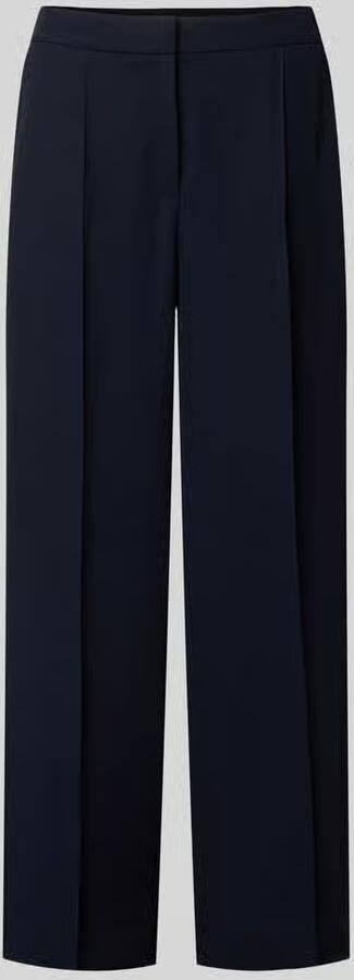 S.Oliver BLACK LABEL straight high waist broek marineblauw - Foto 5