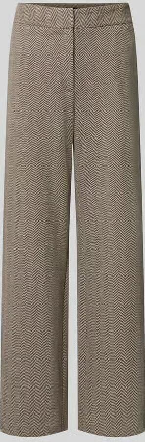 S.Oliver BLACK LABEL Wijde broek met viscose