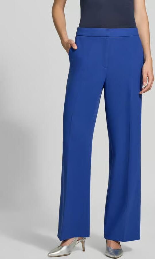 S.Oliver BLACK LABEL Wijdte broek van viscosemix - Foto 2