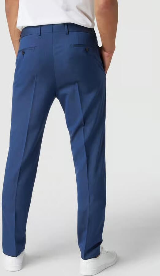 S.Oliver BLACK LABEL Zakelijke broek met geweven motief - Foto 3
