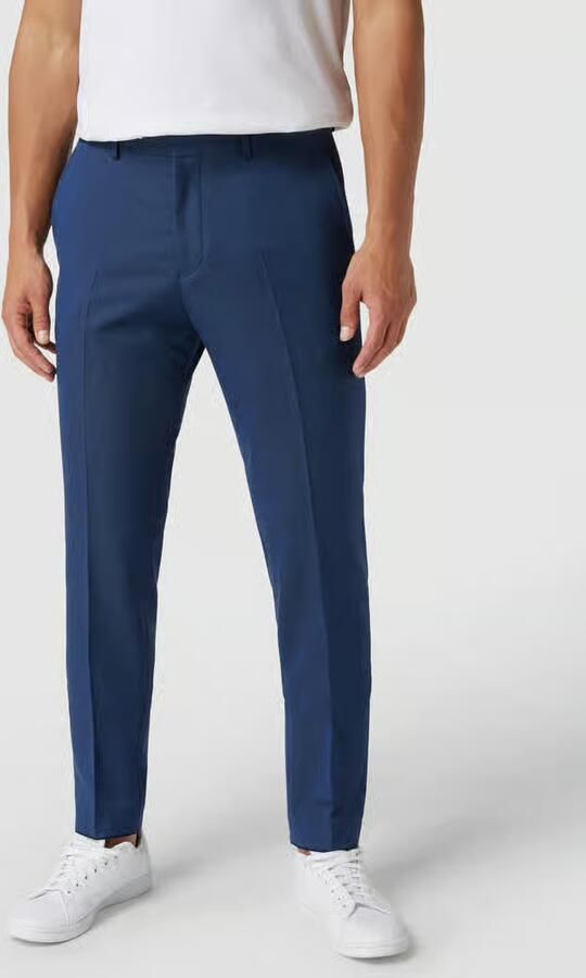 S.Oliver BLACK LABEL Zakelijke broek met geweven motief - Foto 2