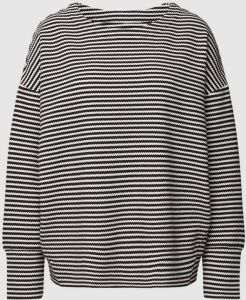 S.Oliver BLACK LABEL Sweatshirt met streepmotief