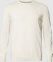 S.Oliver Plus SIZE gebreide pullover met geribde ronde hals - Thumbnail 1
