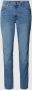 S.Oliver Slim fit jeans met gerafelde voetzoom - Thumbnail 2