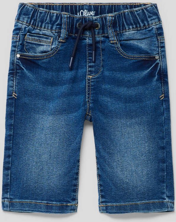 S.Oliver RED LABEL Korte slim fit jeans in 5-pocketmodel