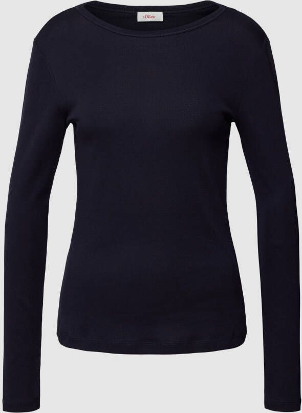 s.Oliver RED LABEL Longsleeve met ronde hals