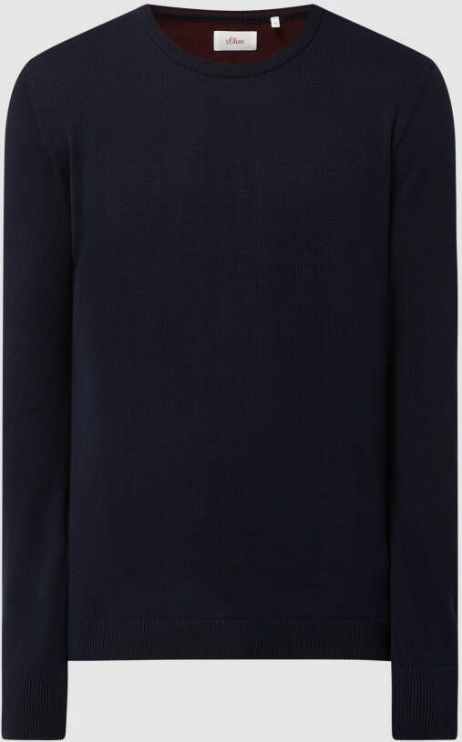 s.Oliver RED LABEL Pullover van katoen