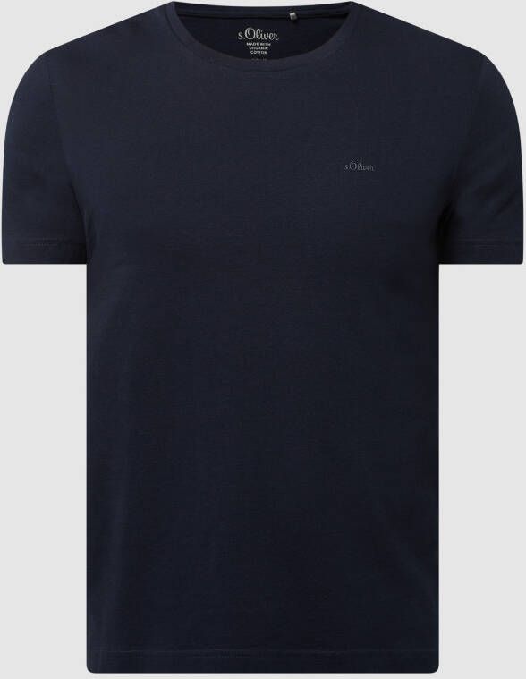 s.Oliver RED LABEL Regular fit T-shirt van biologisch katoen
