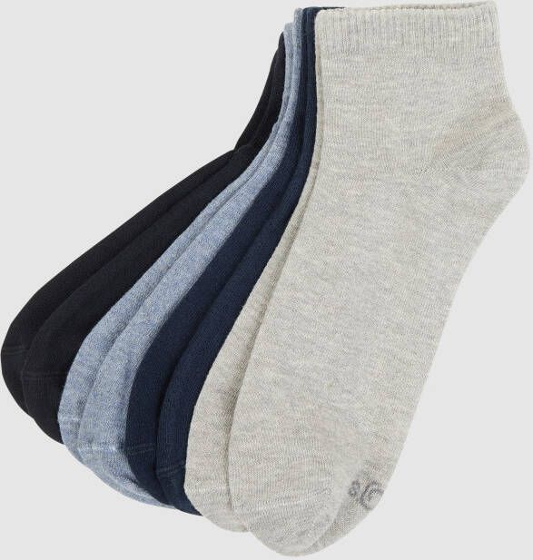 S.Oliver Korte sokken Essentials met onderhoudsvriendelijke materiaalmix (set 8 paar)