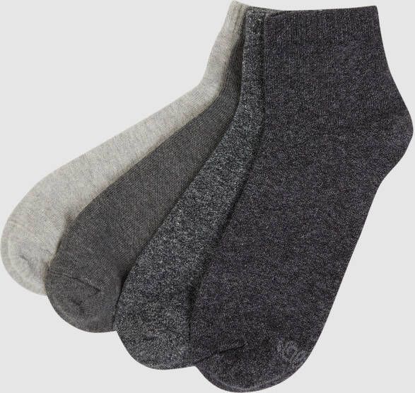 S.Oliver RED LABEL Enkelhoge sokken in een set van 4 paar