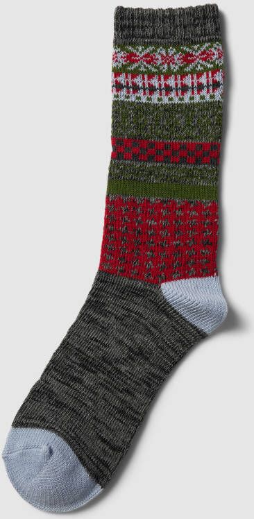 S.Oliver RED LABEL Sokken met all-over motief in een set van 2 paar model 'Hygge'